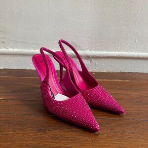 Zara Rhinestone Heels